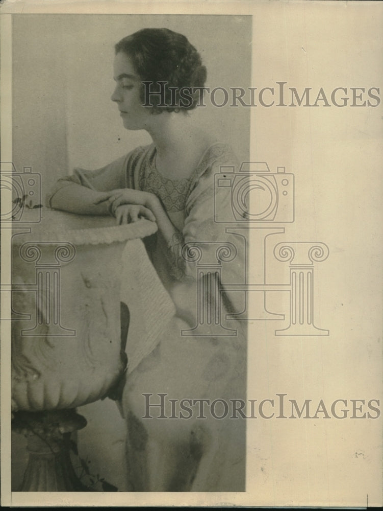 1926 Press Photo The marches Mediei del Vascelle, daughter of the Princess