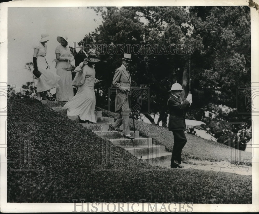 1932 Press Photo Governor arrives for Bermuda parley- Historic Images