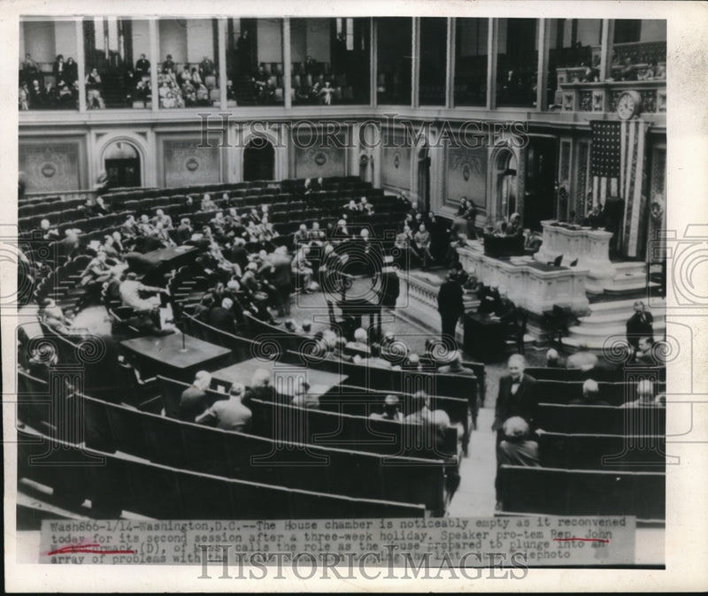 Load image into Gallery viewer, 1946 Press Photo The Second Session at The House Chamber, in Washington D. C.
