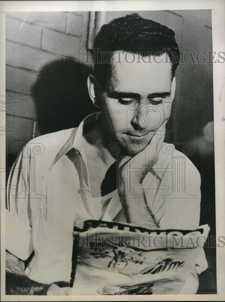 1934 Press Photo George E. Gilbert, Fugitive Who Went Straight Was Nabbed