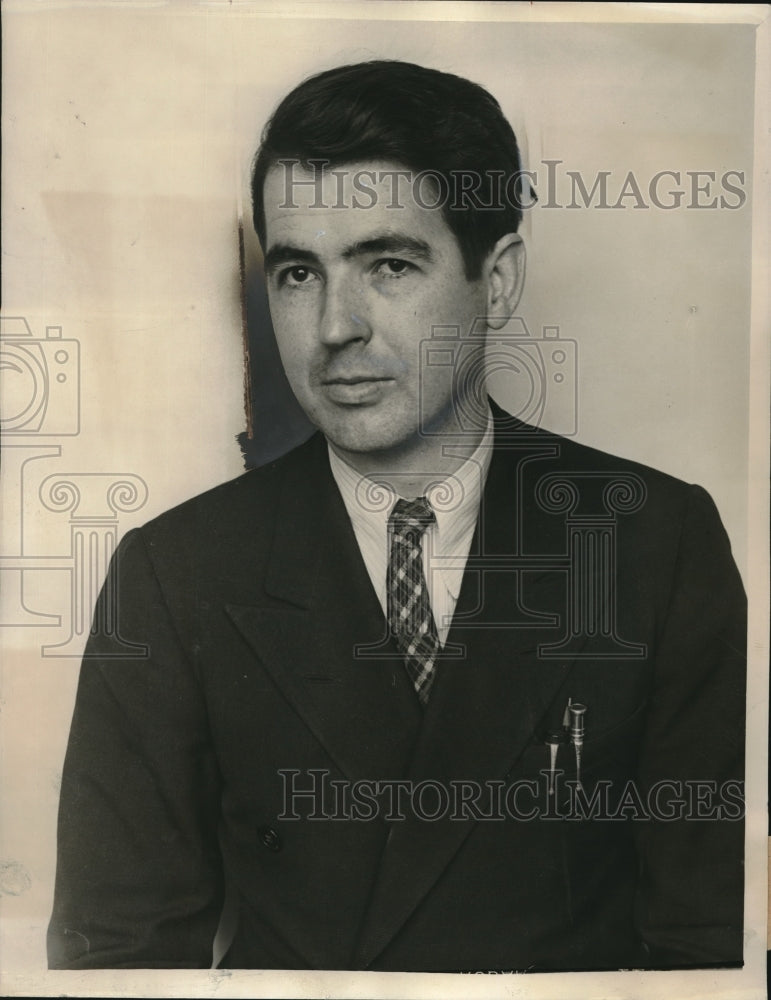 1941 Press Photo Businessman Clifford A Stone