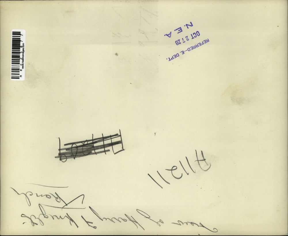 1928 Press Photo Aerial View Of Harry Knight's Ranch Race Car Driver