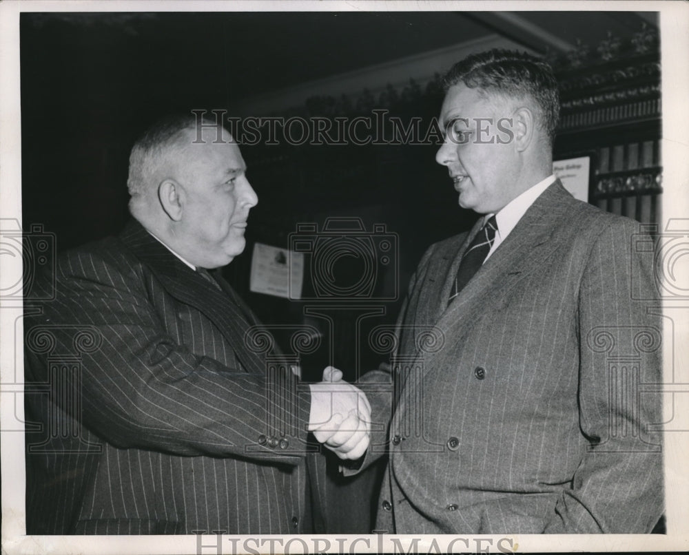 1948 Press Photo Tom Hamilton new athletic director of Mich. St.