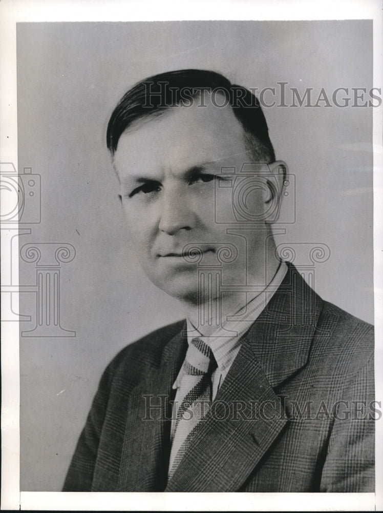 1941 Press Photo Insurance Salesman Edward La Fountain Shot & Killed