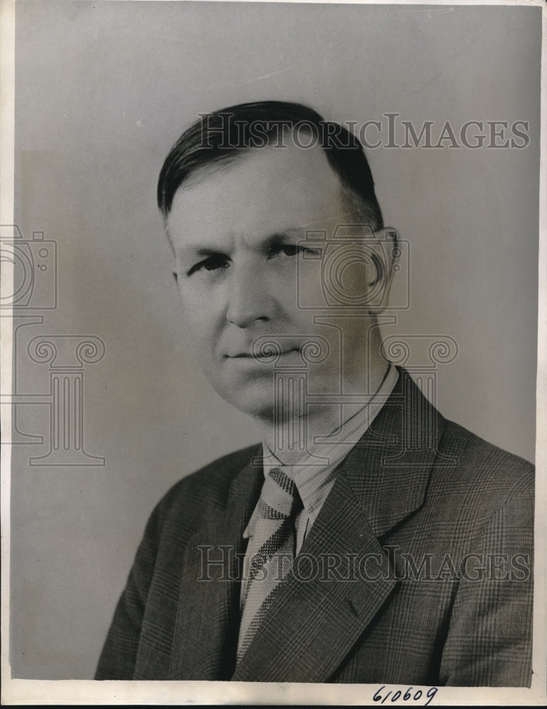 1941 Press Photo Insurance man Edward La Fountain killed by mysterious killer