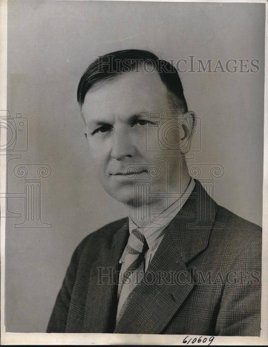 1941 Press Photo Insurance man Edward La Fountain killed by mysterious killer