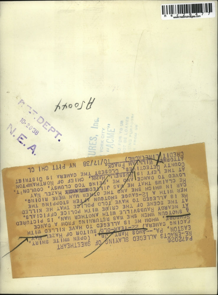 Amos Hart Jr., the 22 year old,Alleged..(open white Shirt) with police officials