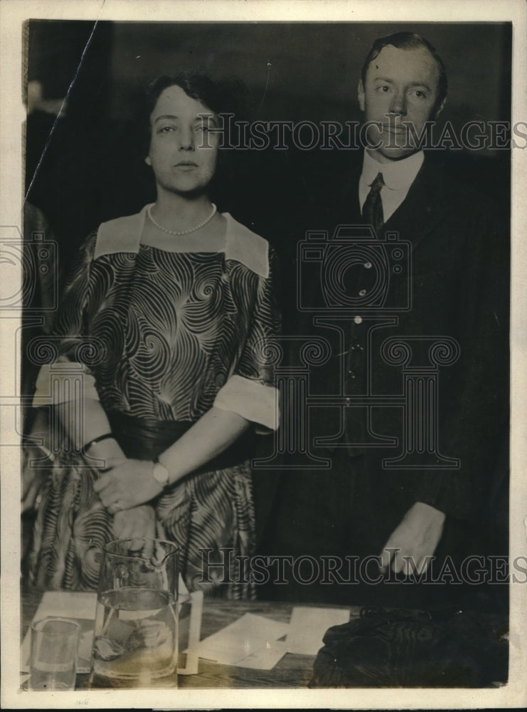 Press Photo Mr. Robert Taft & Mrs. Alice Roosvelt Longworth in Cincinnati
