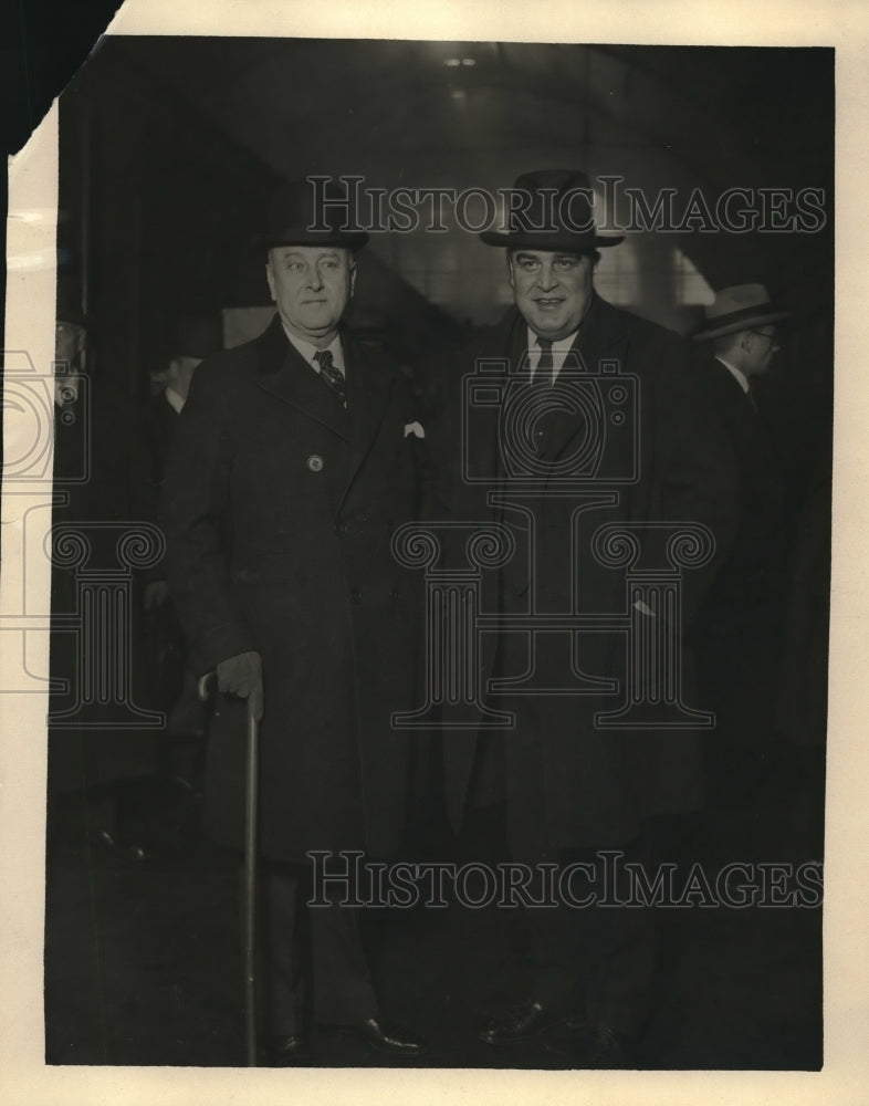 1924 Press Photo Harry Daugherty And John Crim Prosecuters In Forbes Case- Historic Images