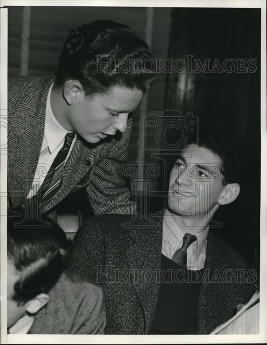Press Photo Milton Dolkin & Dan Ginsburg of Los Angeles City College