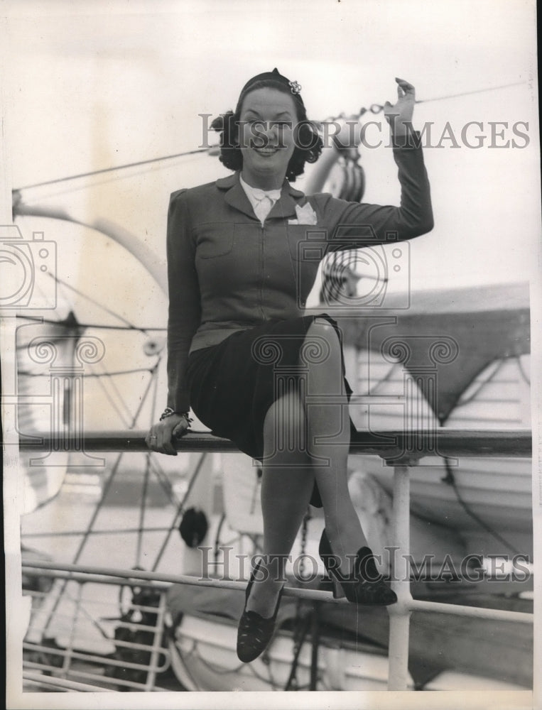 1938 Press Photo Gabrielle Polino