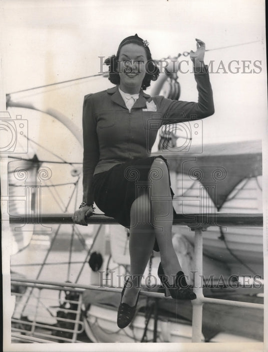 1938 Press Photo Gabrielle Polino