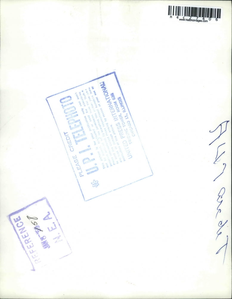 1958 Press Photo Eliane Thielland Miss Paris With Balloons At Arc Di Triomphe