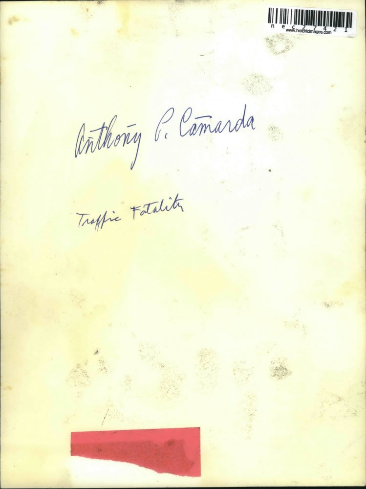 Press Photo Anthony P. Camarda and wife die in traffic accident