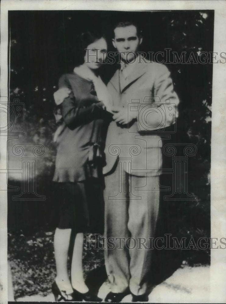1931 Press Photo Late James Lambeth & Wife Ruth Lewis Lambeth Witnessed Killing