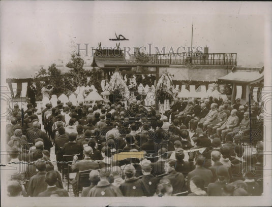 1935 Press Photo Society on ors Japan's air victims- Historic Images