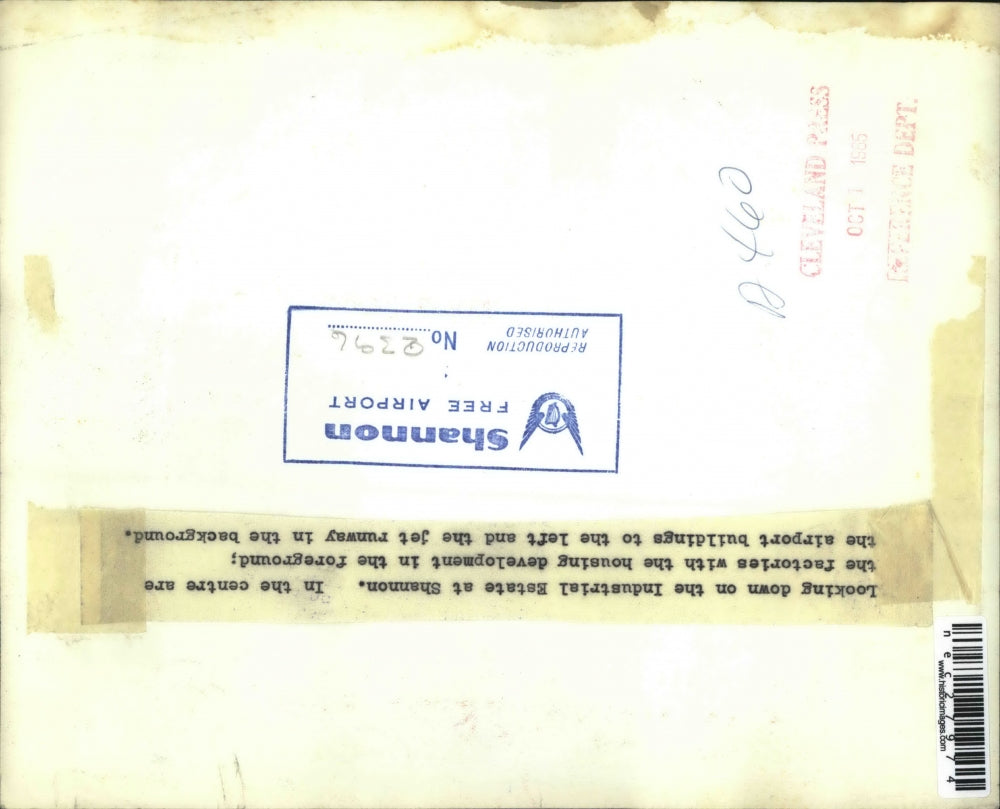 1965 Press Photo Industrial Estate at Shannon.