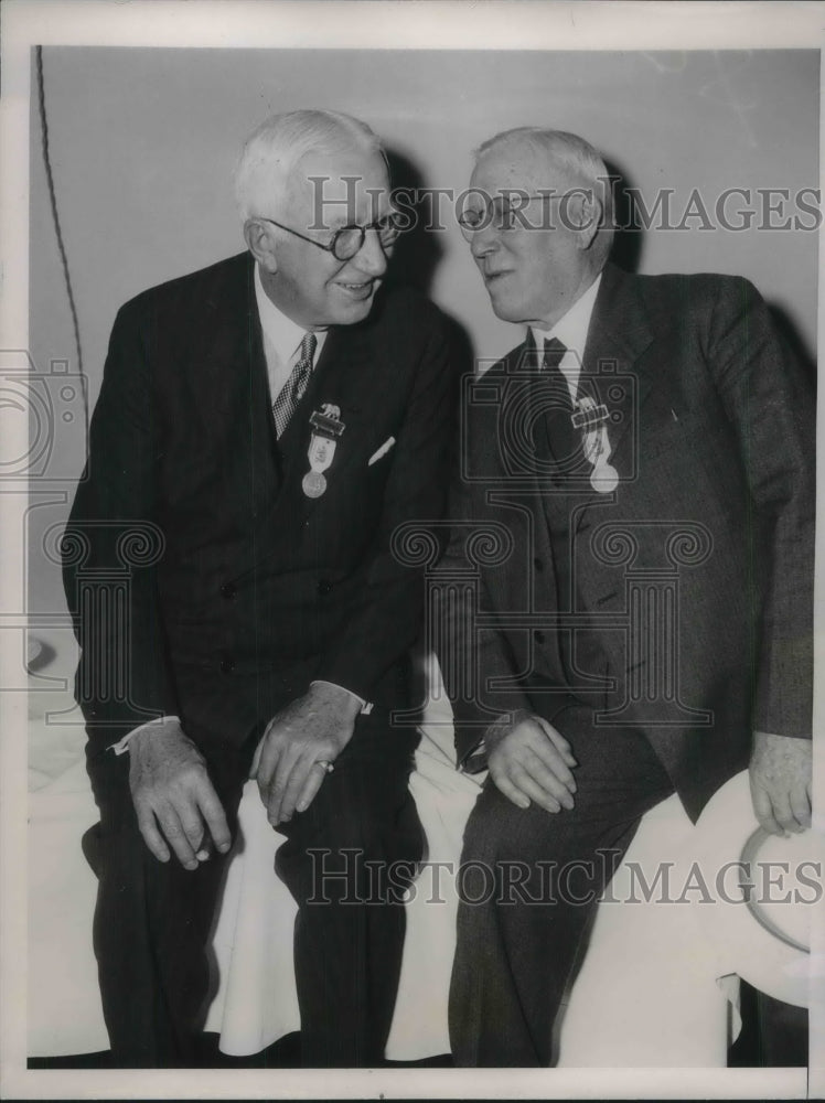 1936 Press Photo William May Garland & Judge RY Williams at GOP Convention