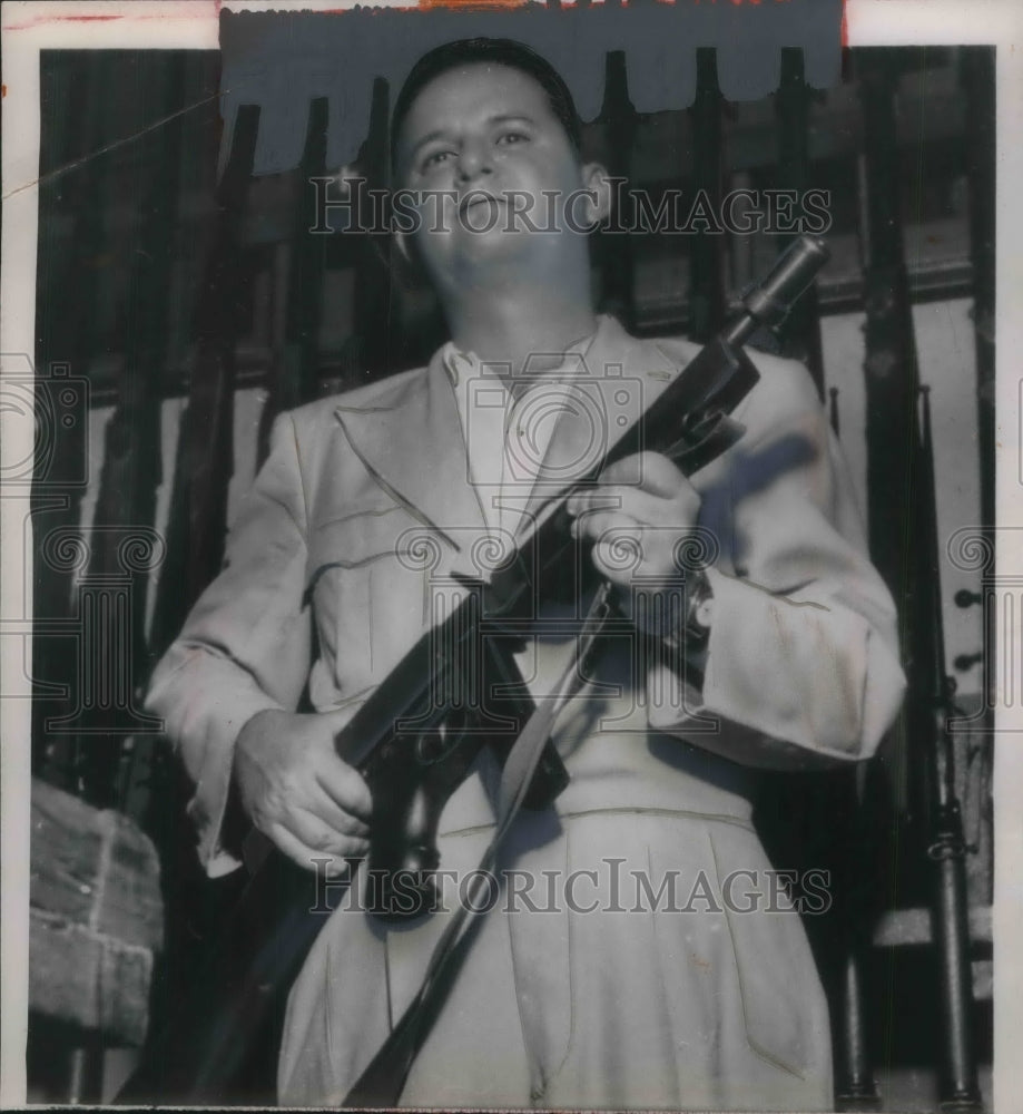 1955 Press Photo President Of Panama Jose Antonio Ramon