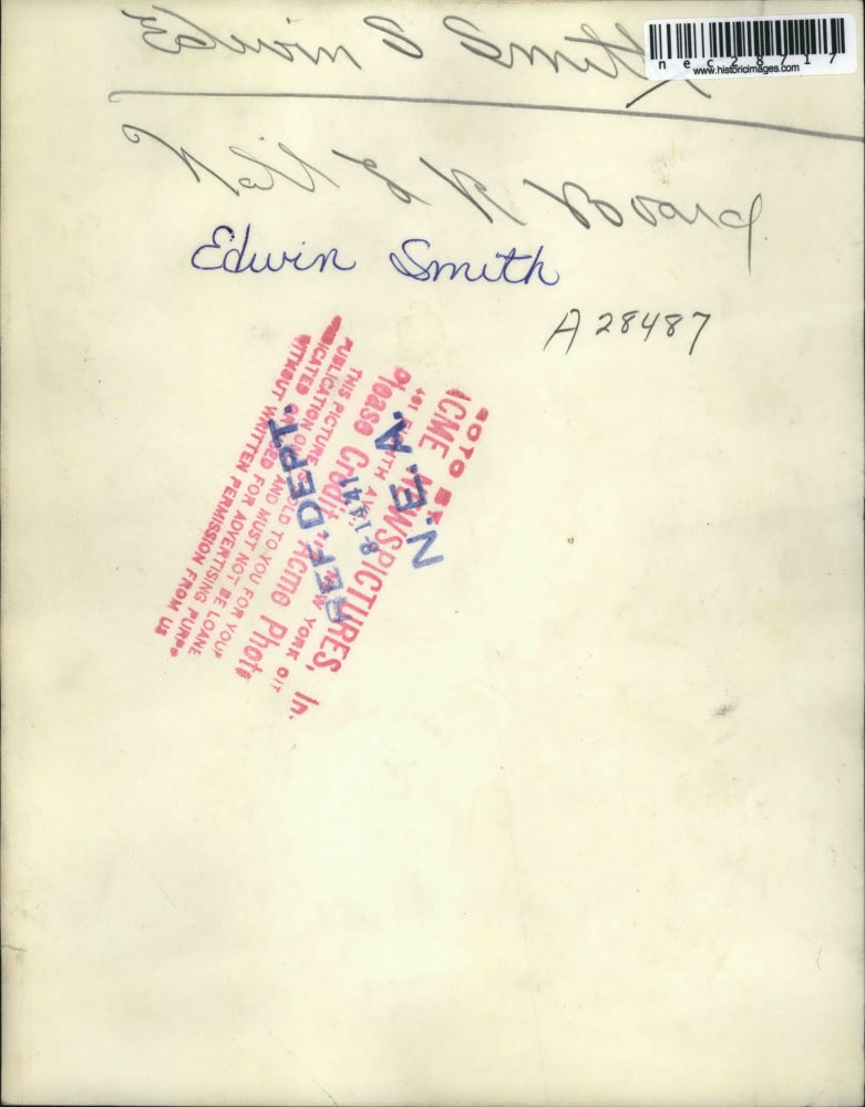 1941 Press Photo Edwin Smith - nec28717