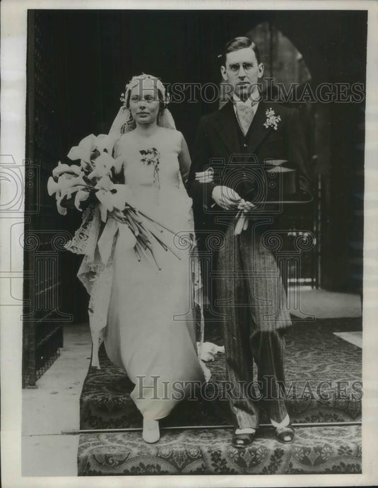 1932 Press Photo Talilia Long married to Merwin Gray