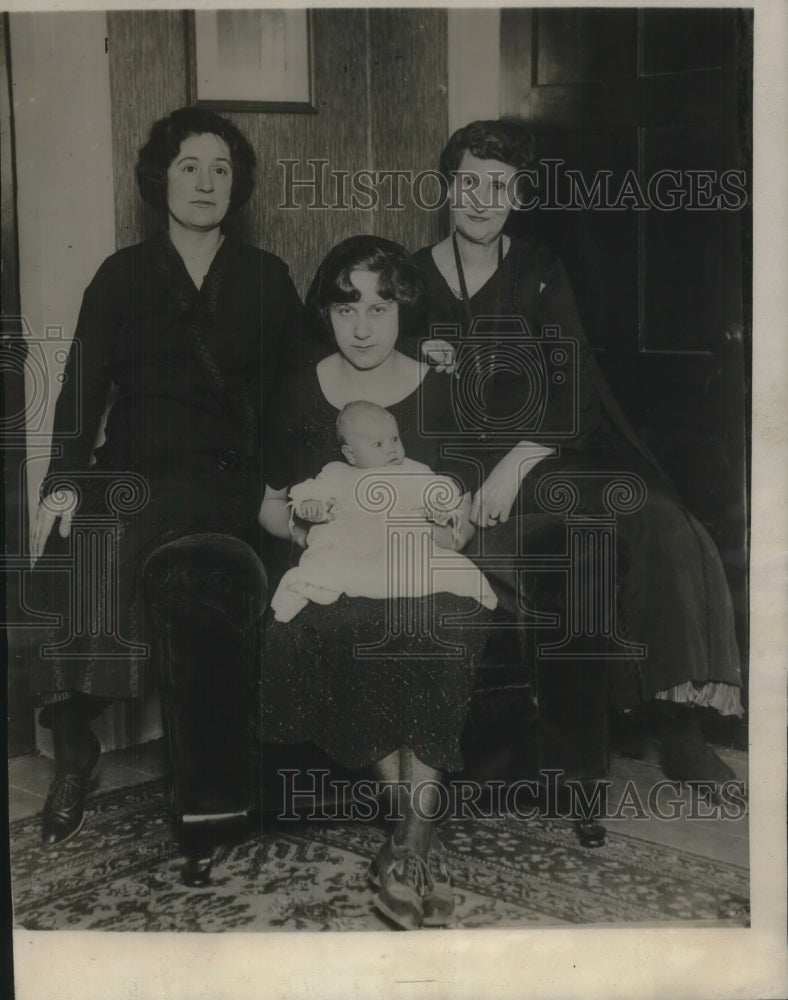 1924 Press Photo Louise Ormsbee 33 Year Old Grandmother With Her Young Family