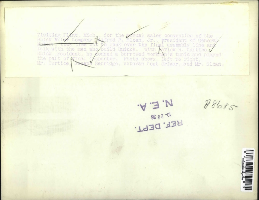 1936 Press Photo - nec28809