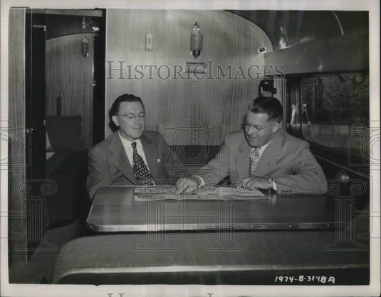 1948 Press Photo Dr R.P. Dinamore VP of R &D for Goodyear