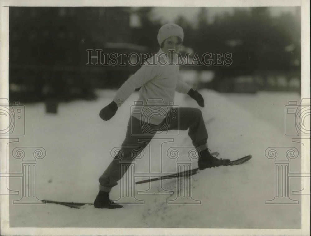 1929 Press Photo Winter season opens in Lake Placid, NY