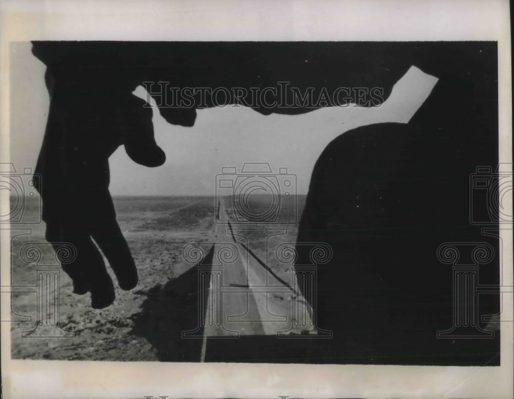 1938 Press Photo Italian Road From Egypt To Tunis Important Artery- Historic Images