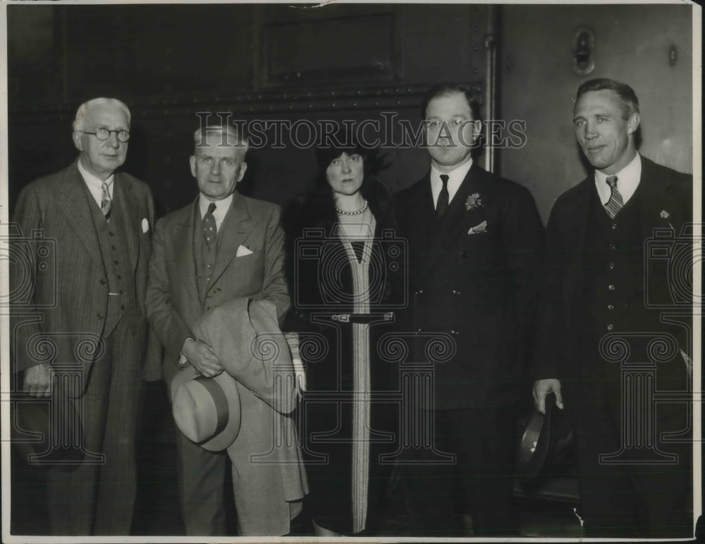 1931 Press Photo Los Angeles Olympic Games Committee Heads Meet