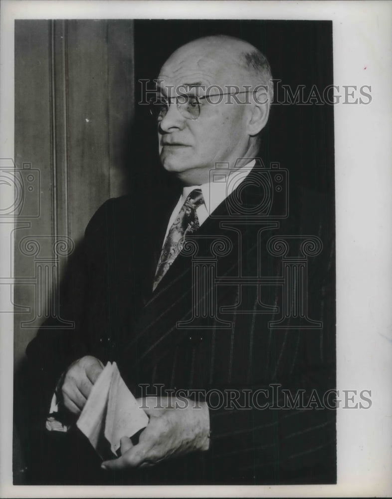 1949 Press Photo Roy Dunn, Minn. Natl Commiteeman for Taft