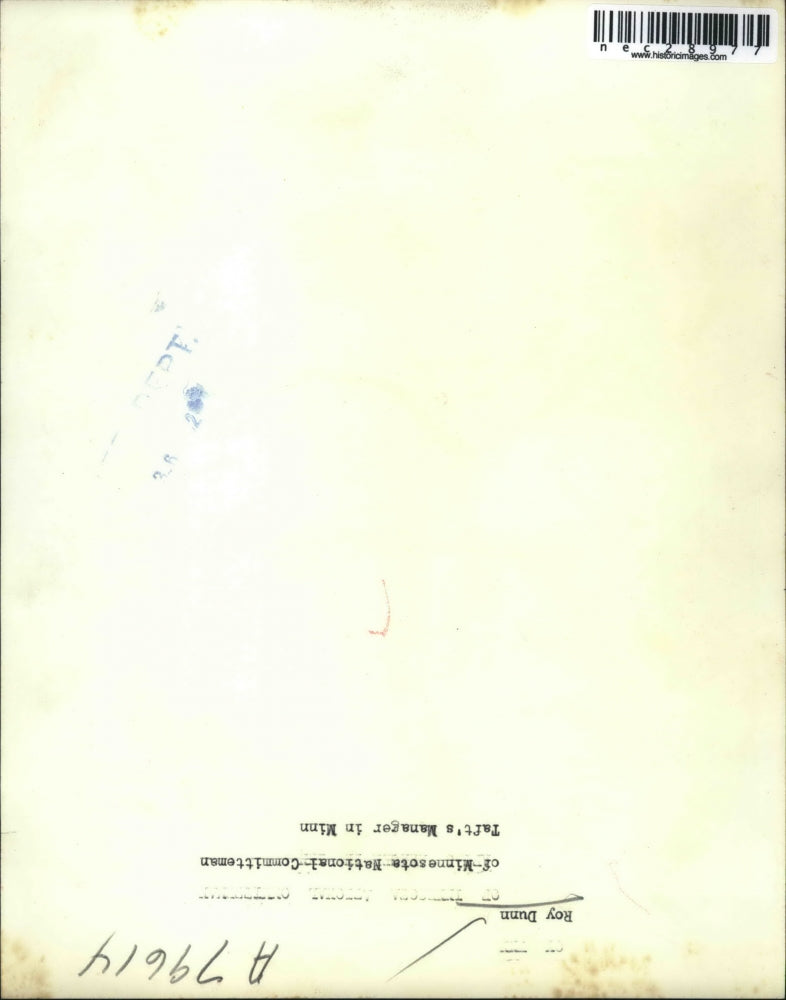 1949 Press Photo Roy Dunn, Minn. Natl Commiteeman for Taft