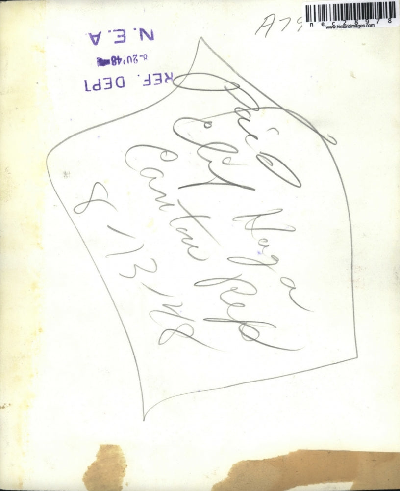 1948 Press Photo Mrs Sam DiBlesi & newborn son at Mercy Hospital, Canton