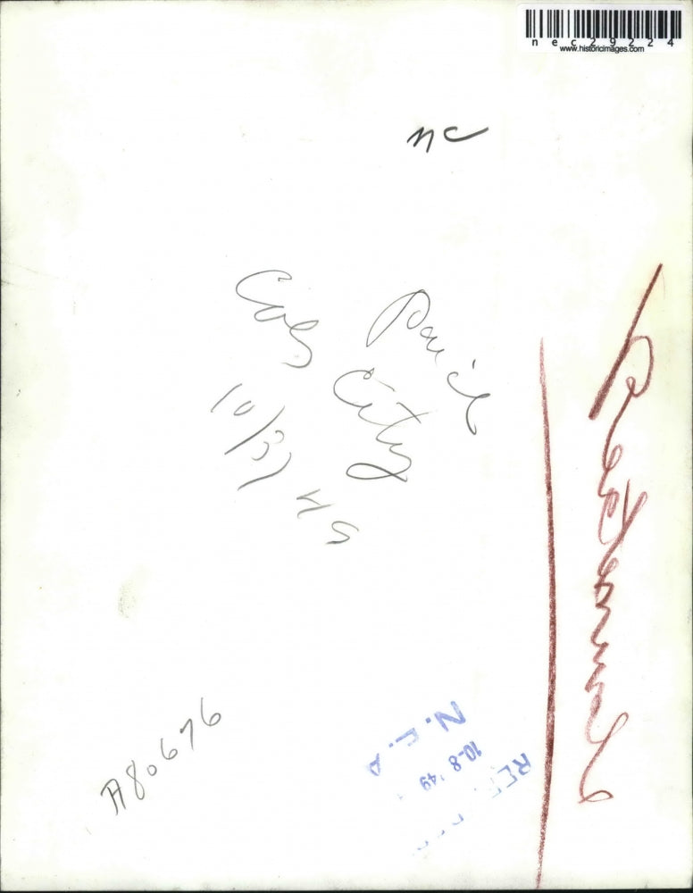 1949 Press Photo Clyde Rectenwail 65 is accused of stealing $125K at a bank