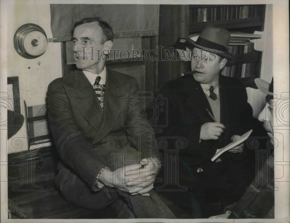 1940 Press Photo American freighter City of Flint docks in Baltimore, MD- Historic Images