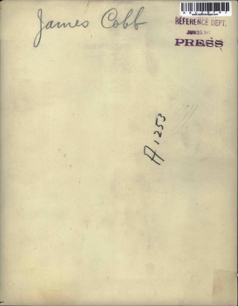 1956 Press Photo James Cobb