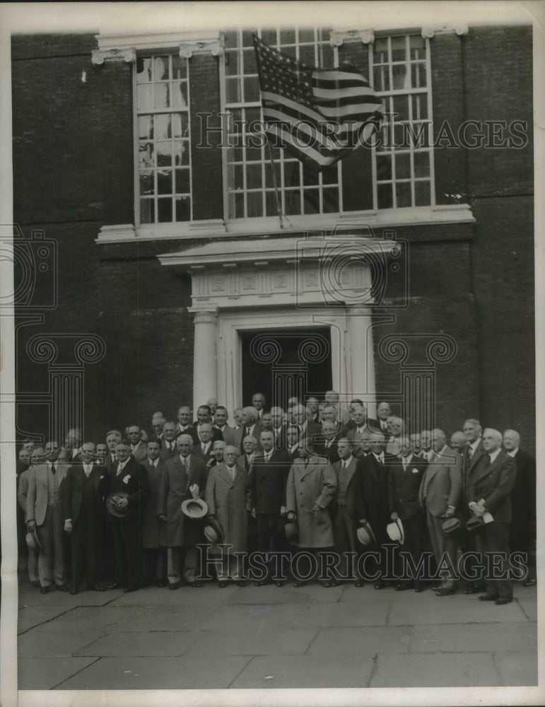 1932 Press Photo Members of the Committee of One Hundred