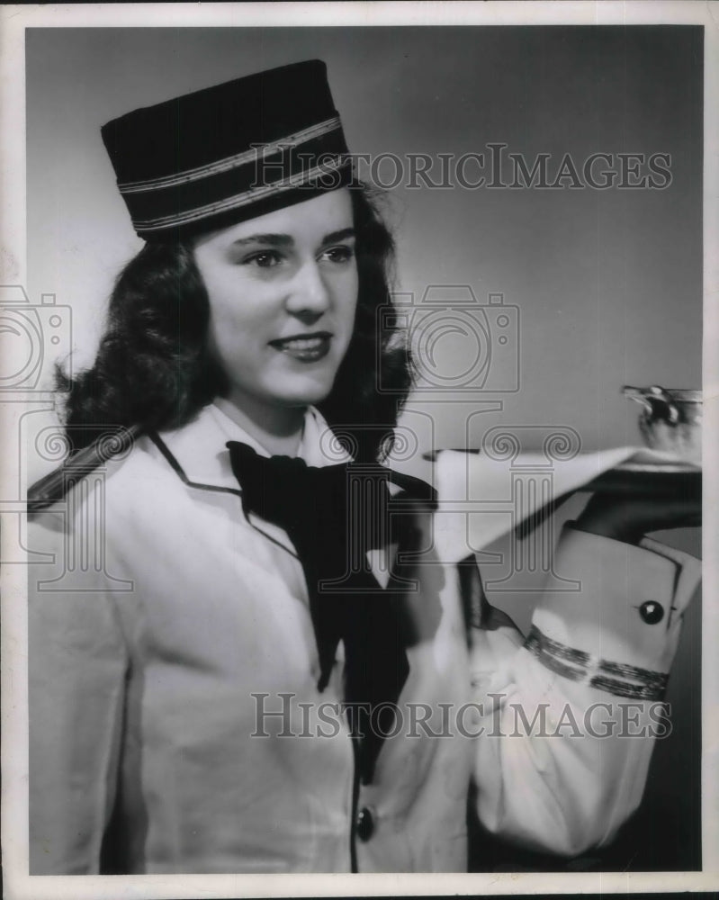 1947 Press Photo Queen of the Bell Hop at Pennsylvania State College Anne Gibson