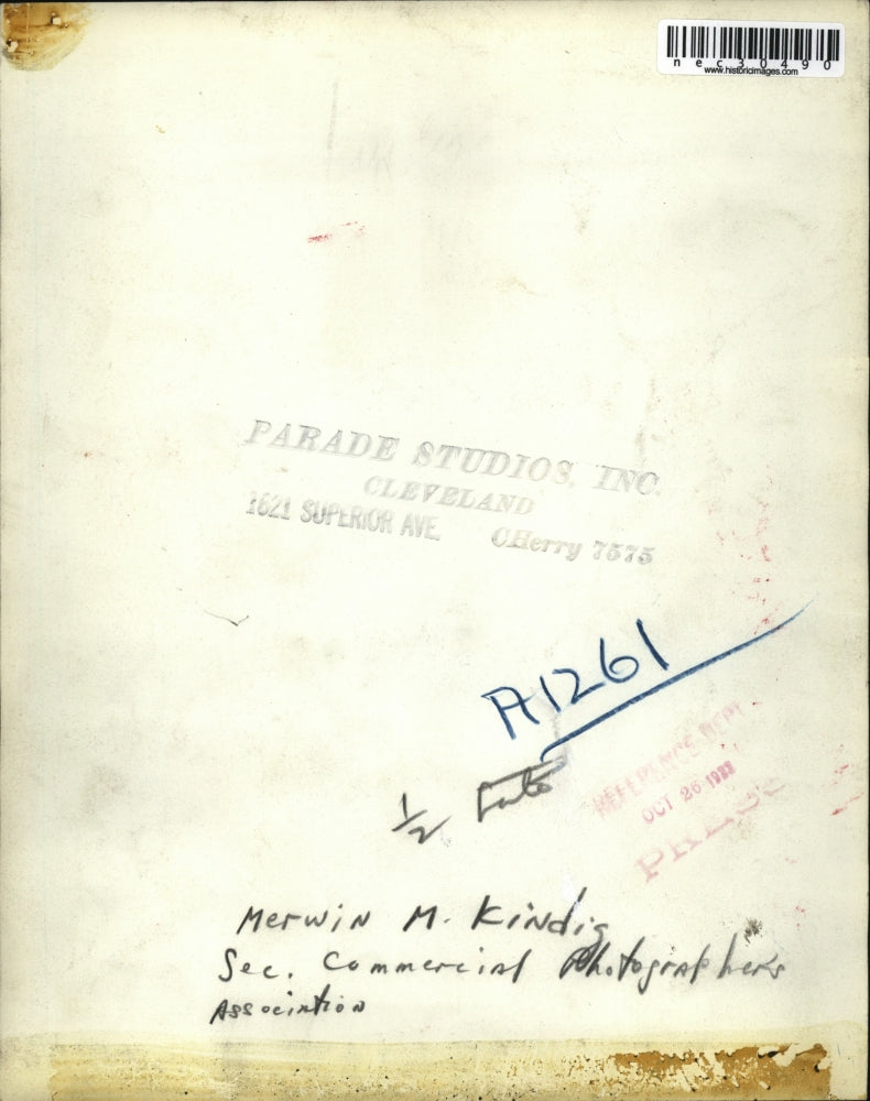 1933 Press Photo Merwin M Kindis Secretary Commercial Photographers Association