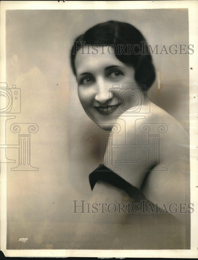 1933 Press Photo Caroline Gray, staff of WABC pianist & coach for CBS