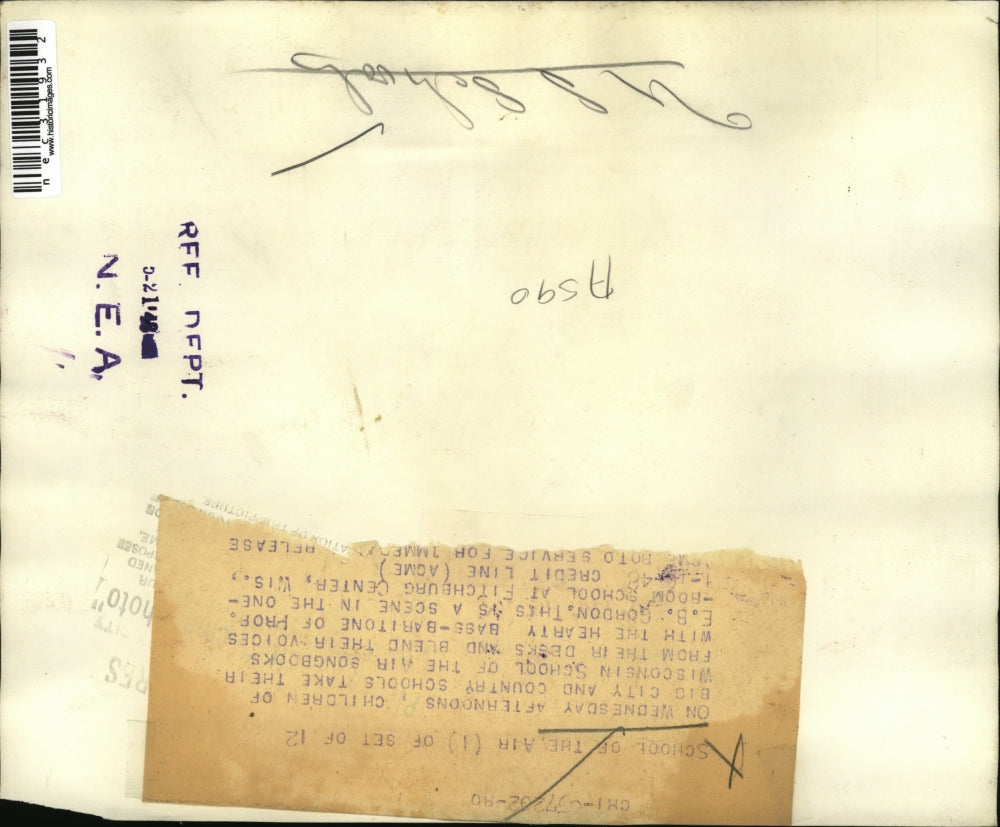 1948 Press Photo Children of Big City and Country Schools - nec31932