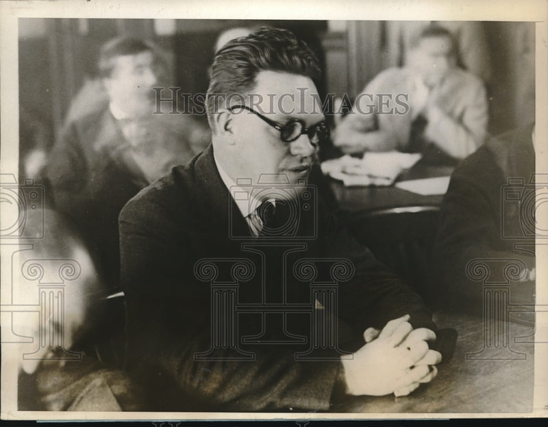 Load image into Gallery viewer, 1926 Press Photo Rev. Robert O'Brien, Witness Illinois Senatorial Investigation
