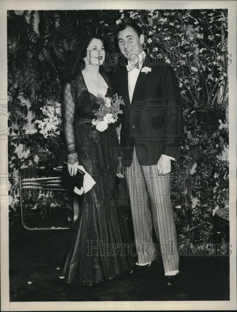 Press Photo Mrs Beulah M Sladden Snowdon, widow of James Snowdon - nec32207