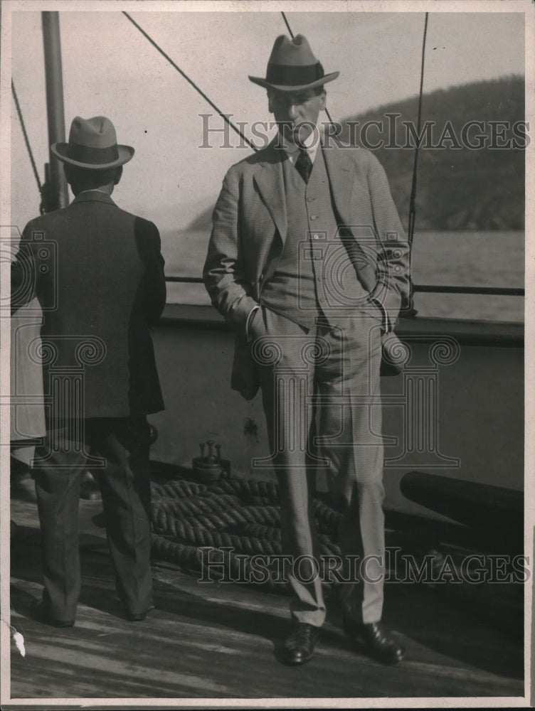 1926 Press Photo Atty, John S.Partridge of Western Pacific Railway Recovers'.