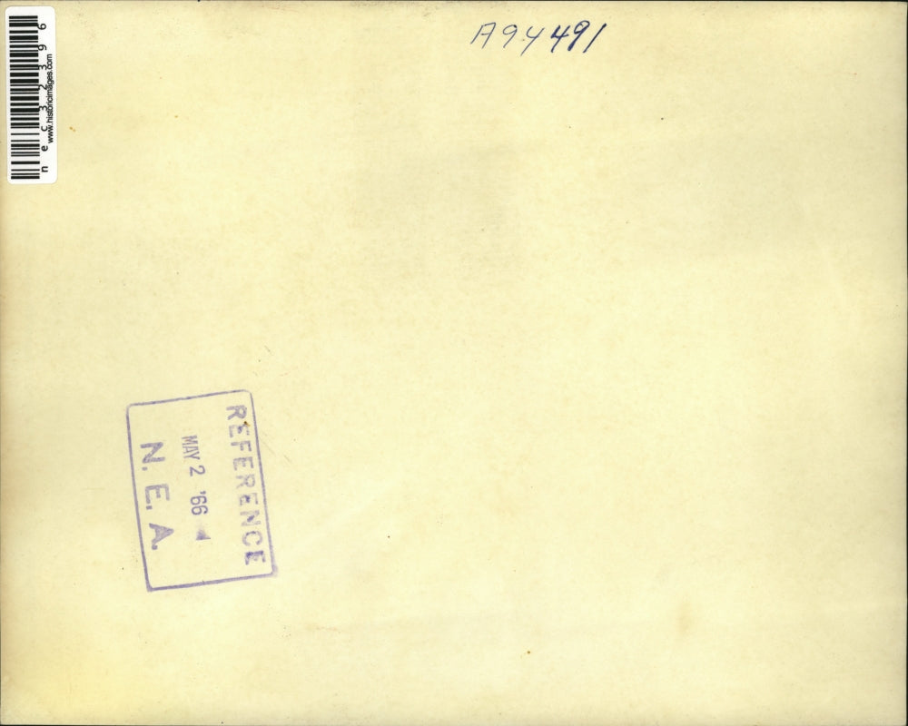 1966 Press Photo British diplomat Oliver Wright and mission head John Hennings