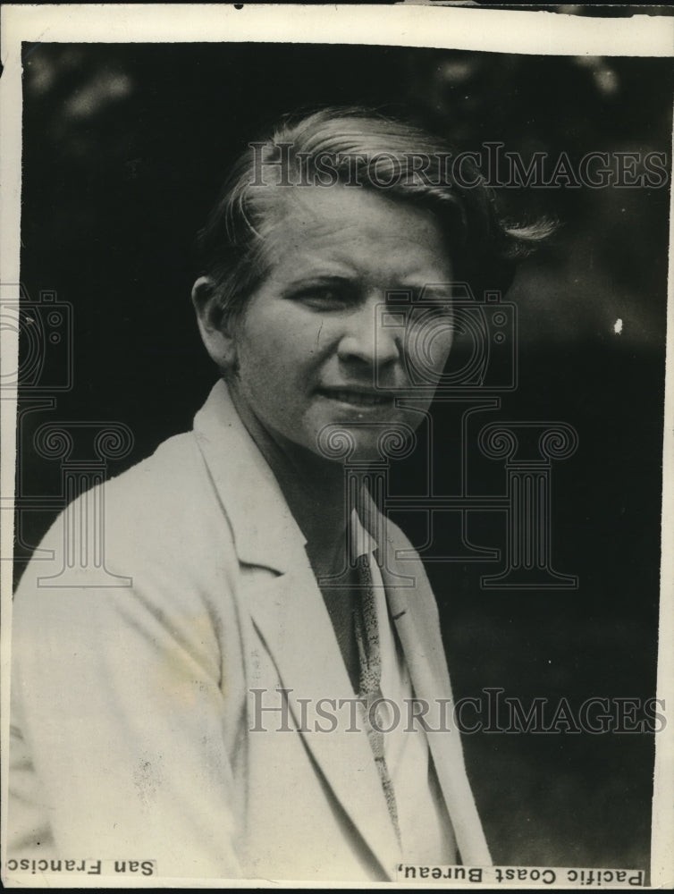 1927 Press Photo Marion Williams wins the Hotel Del Monte's Ladies Single
