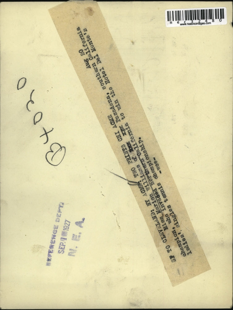 1927 Press Photo Marion Williams wins the Hotel Del Monte's Ladies Single