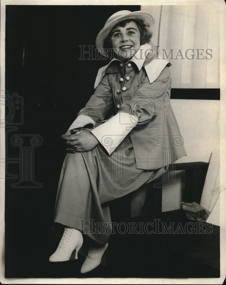 1923 Press Photo Miss Isabel Wagner for movie E Powell - nec32595