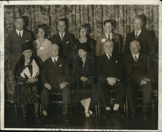 1930 Press Photo New York Junior Red Cross High School Council Leaders